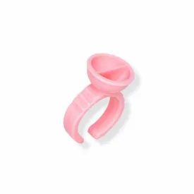 PINK GLUE RINGS 50pcs