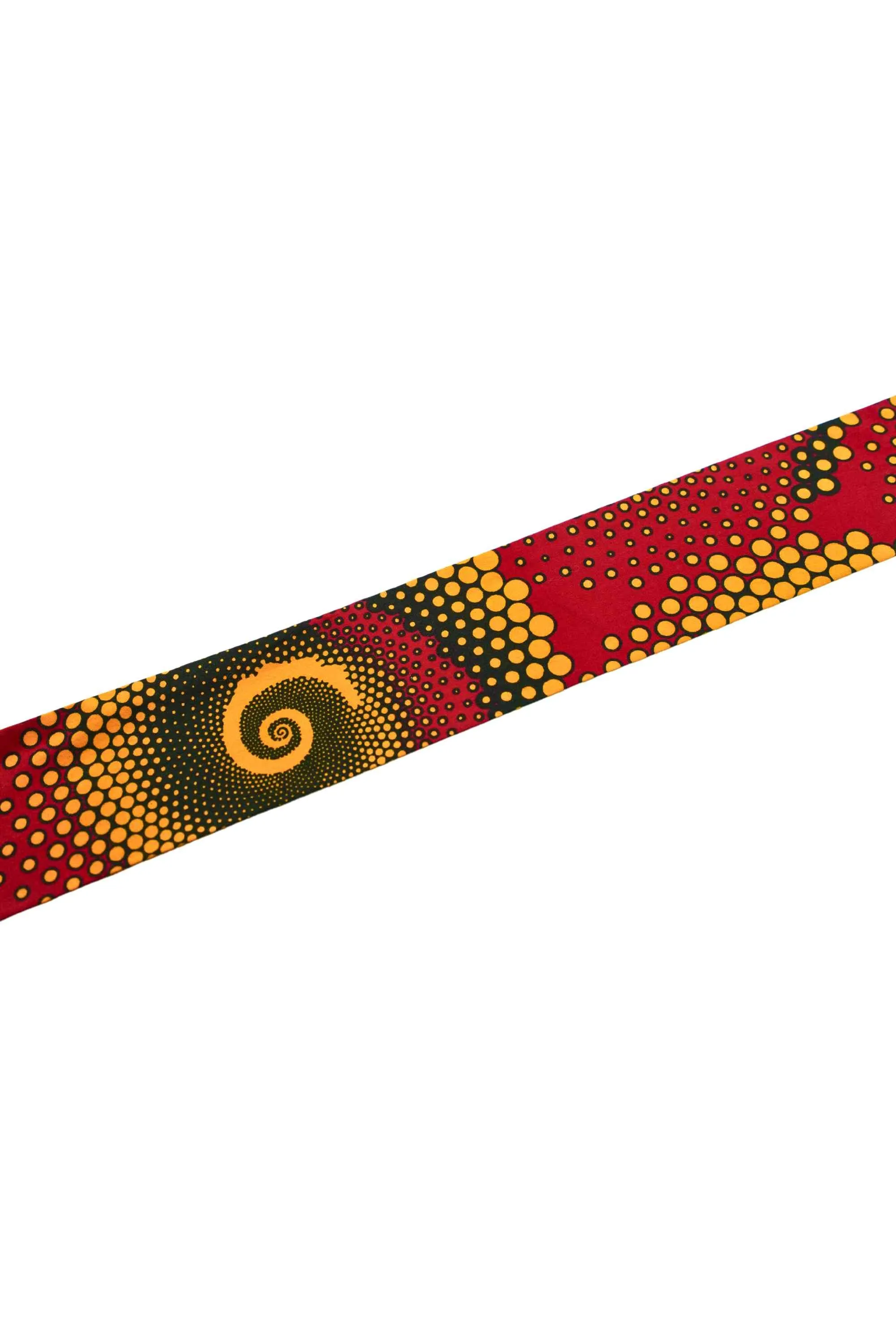 Red / Orange / Black Tie-Up Headband