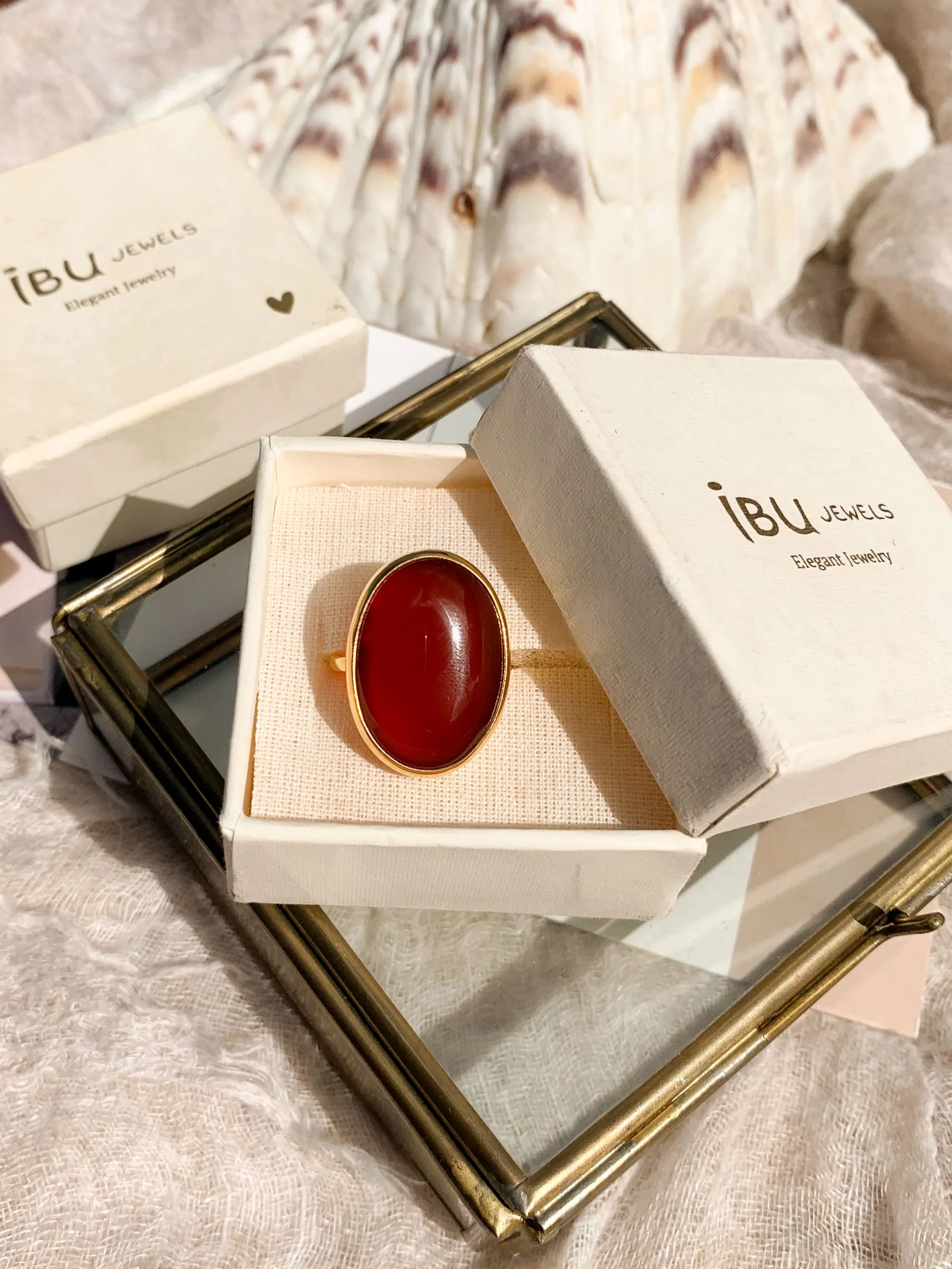 RING CLOU CARNELIAN