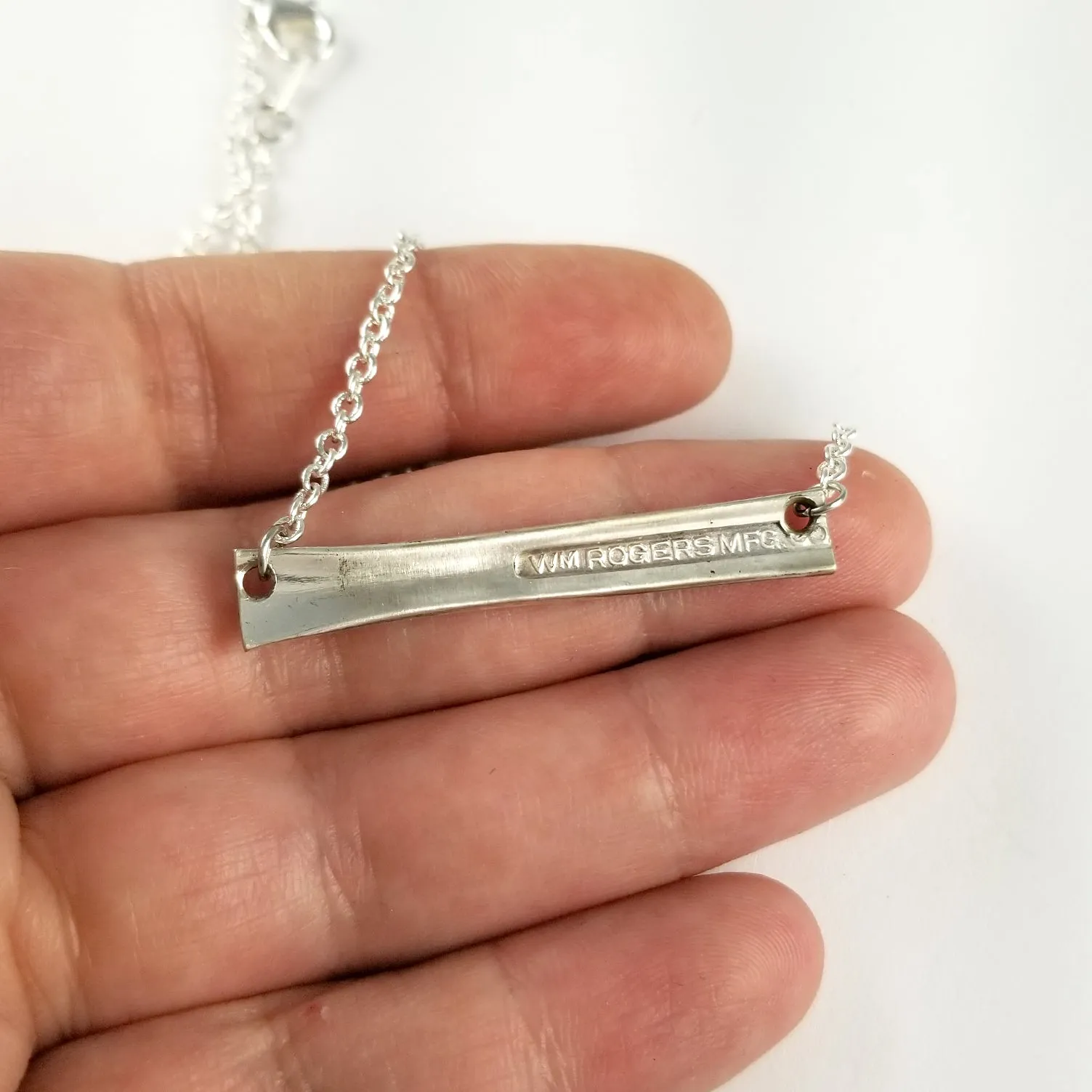 Rogers Jubilee Spoon Bar Necklace