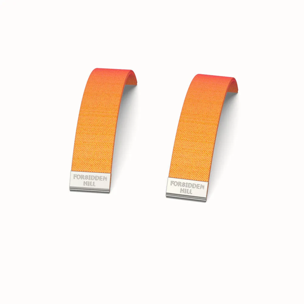 Silk Slides for 16mm Bangle - Sunset Orange