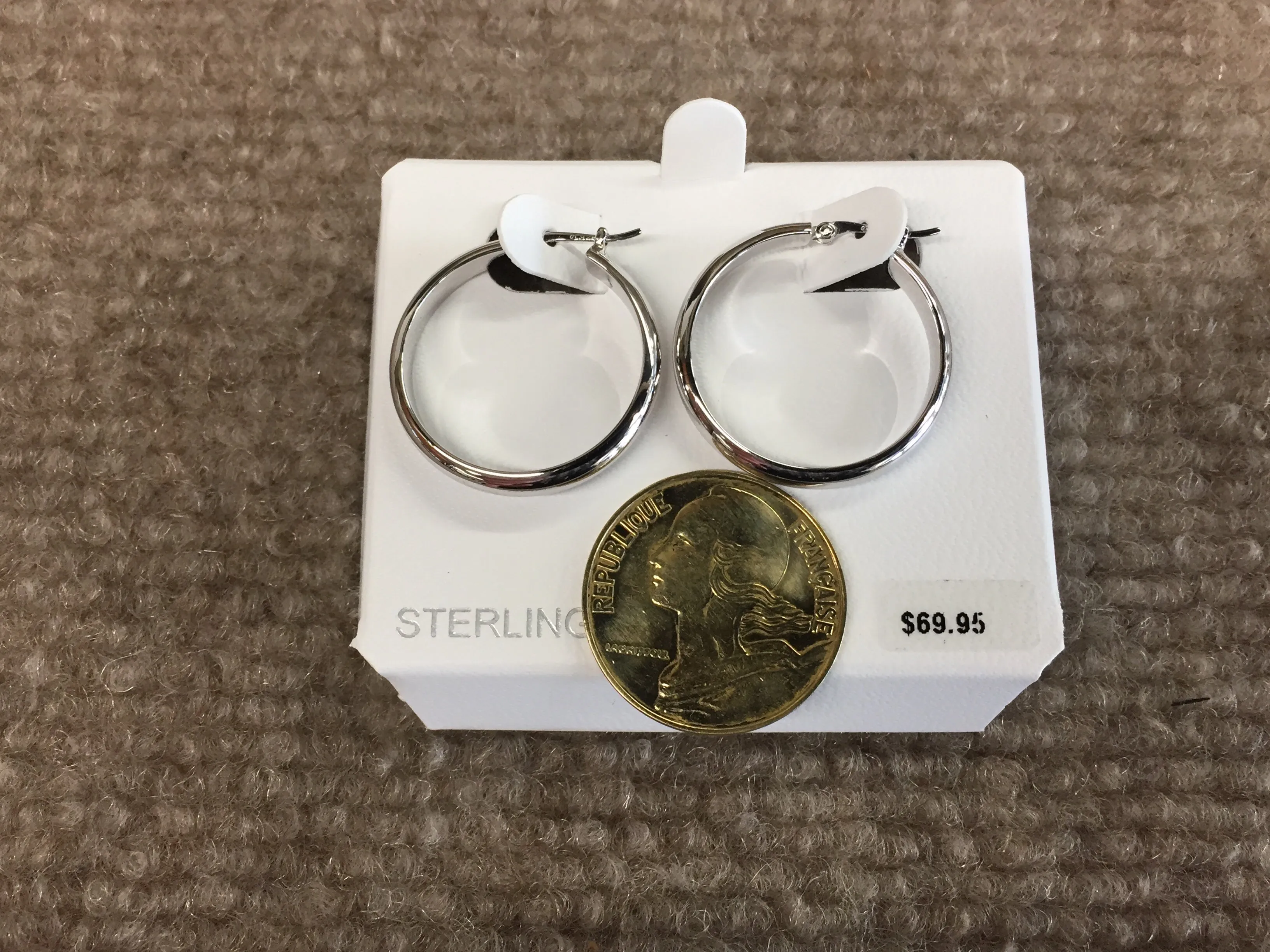 Silver Hoop Earrings