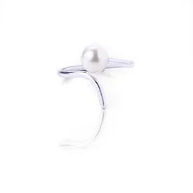 Small pearl ring - Silver