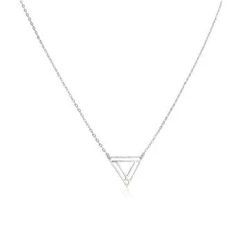 Small Power Triangle & Helen Chain Necklace