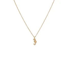 Small Sea Horse Pendant & Helen Chain Necklace