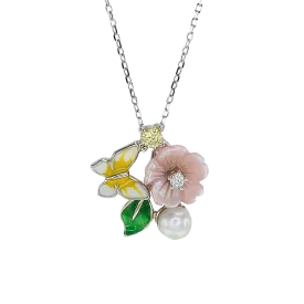 Spring Rockrose Necklace