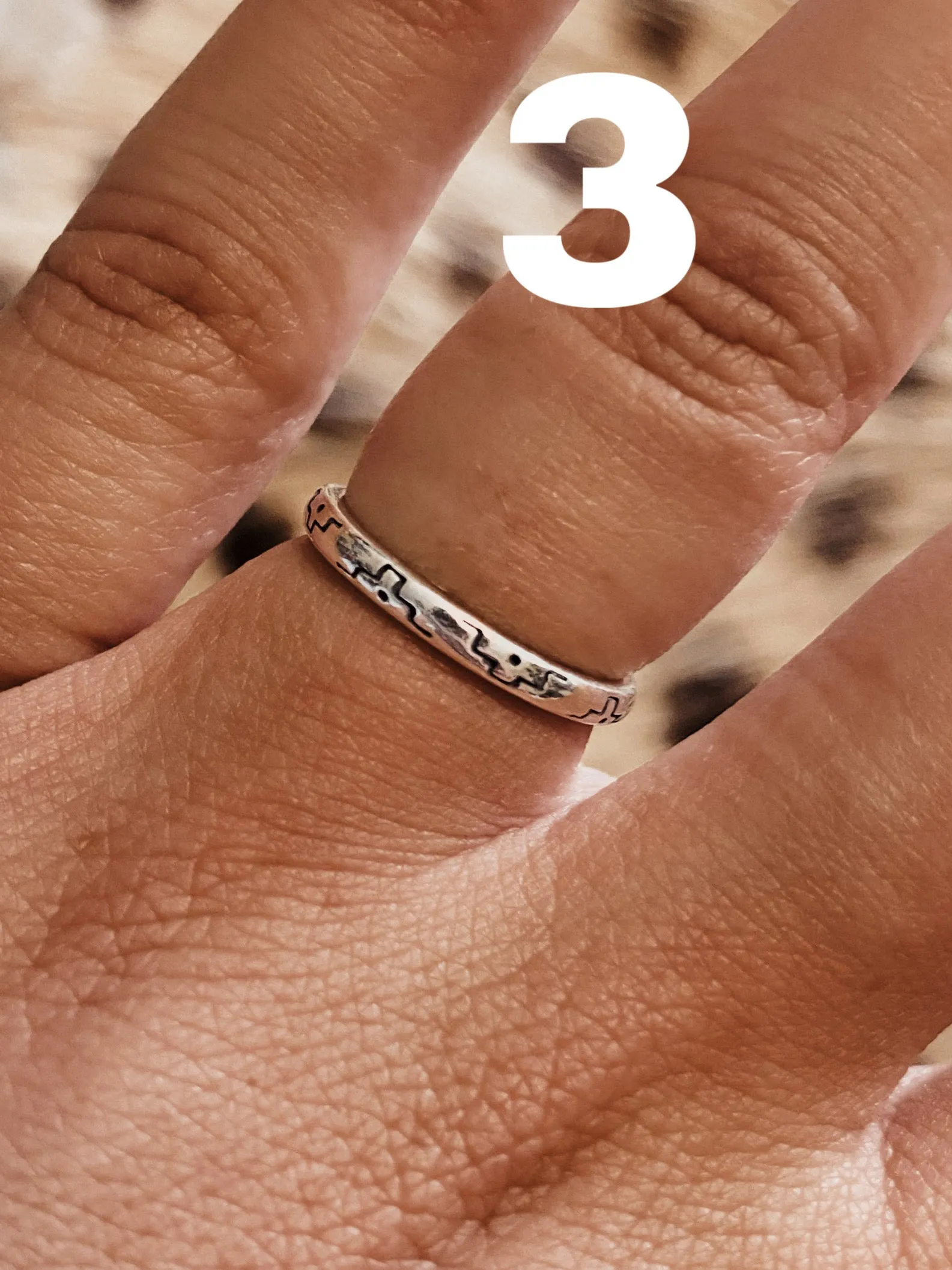 Stamped Stacker Rings