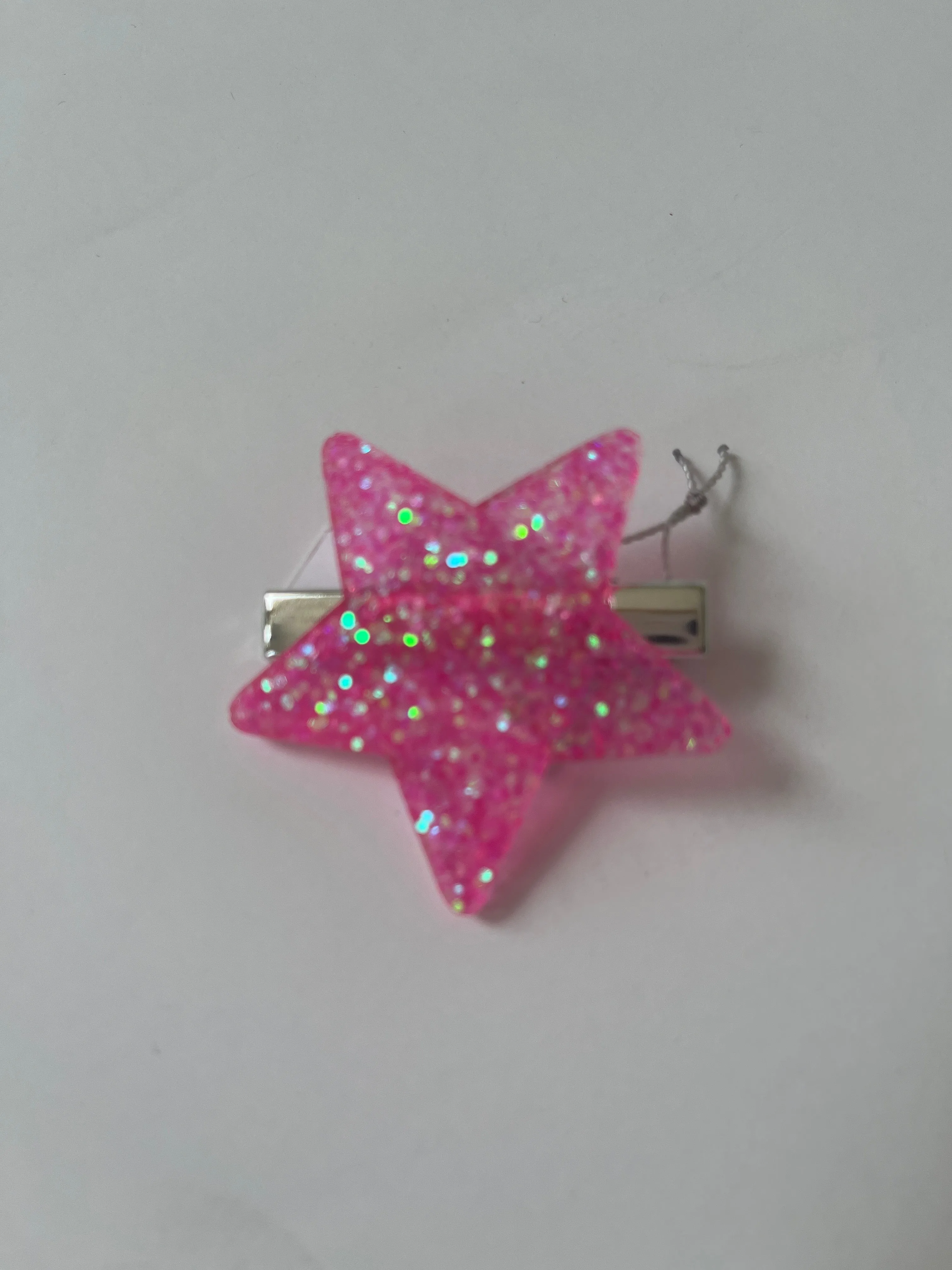 Star resin hair clips