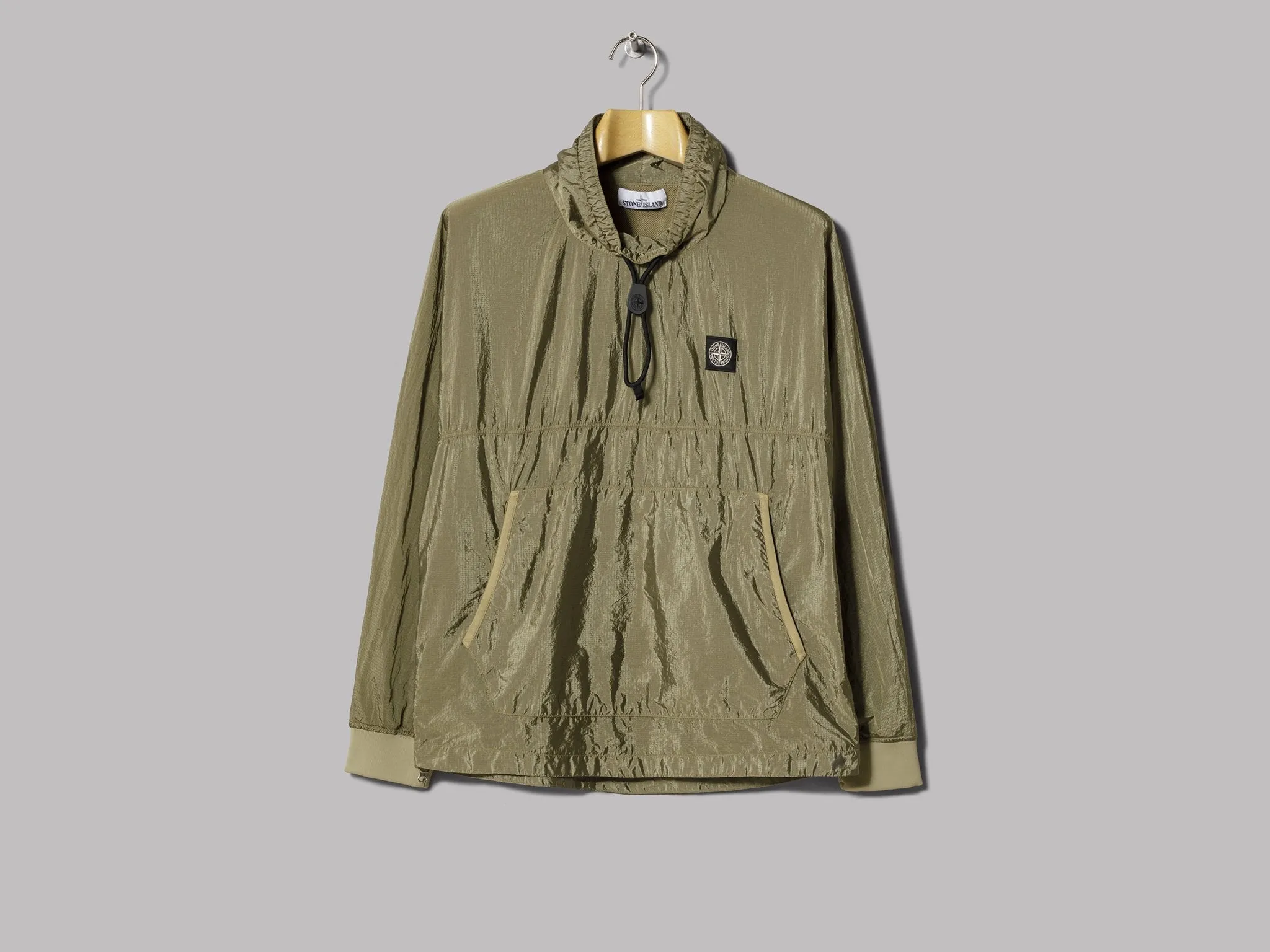 Stone Island Nylon Metal Rip Stop Draw Neck Smock (Coreteccia)