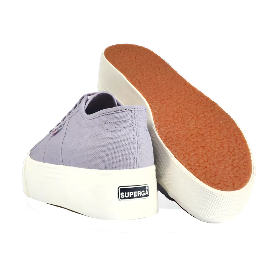 Superga 2790 Flatform Violet Light Full Avorio