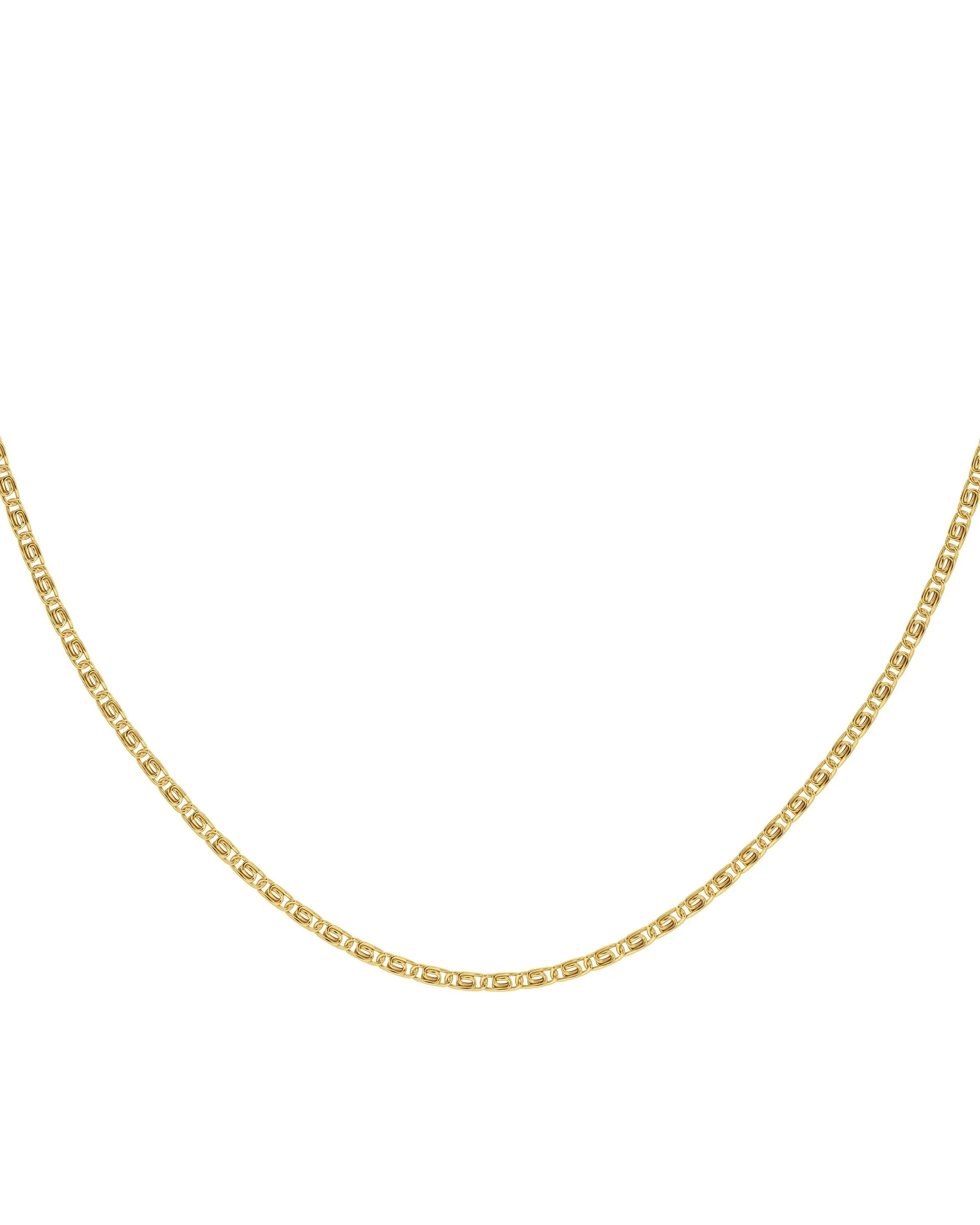 Swirl Chain 45 cm Gold