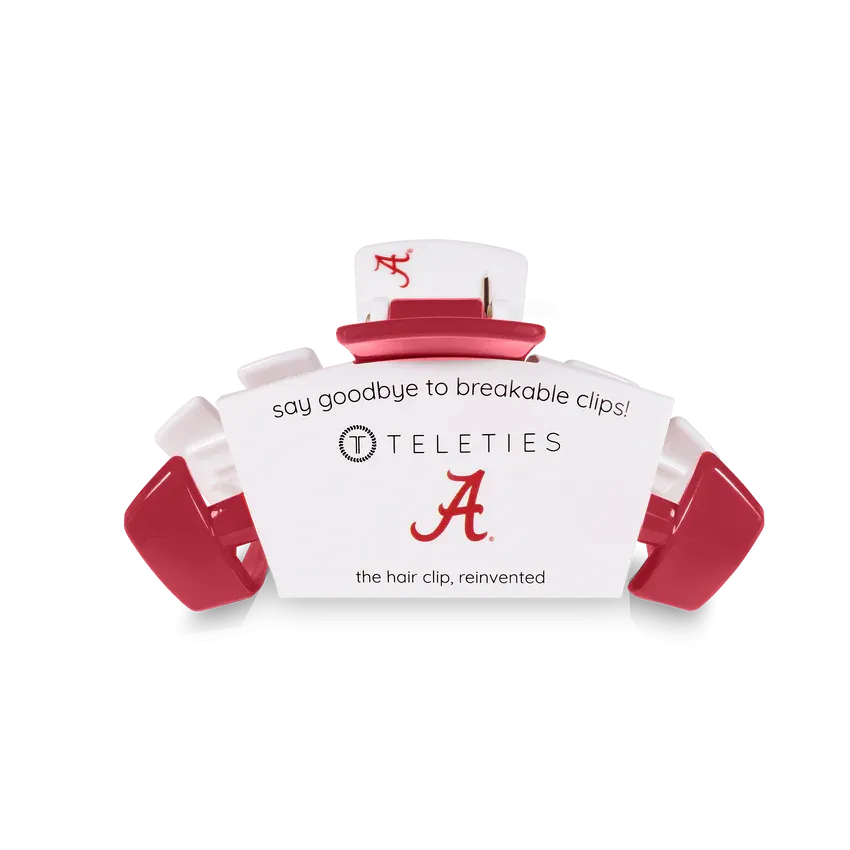 TELETIES - University of Alabama Medium Hair Clip