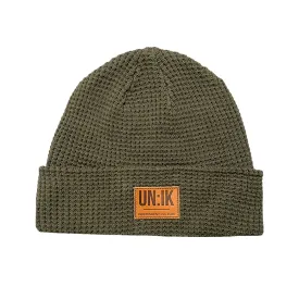 UN:IK Essentials Organic Waffle Beanie