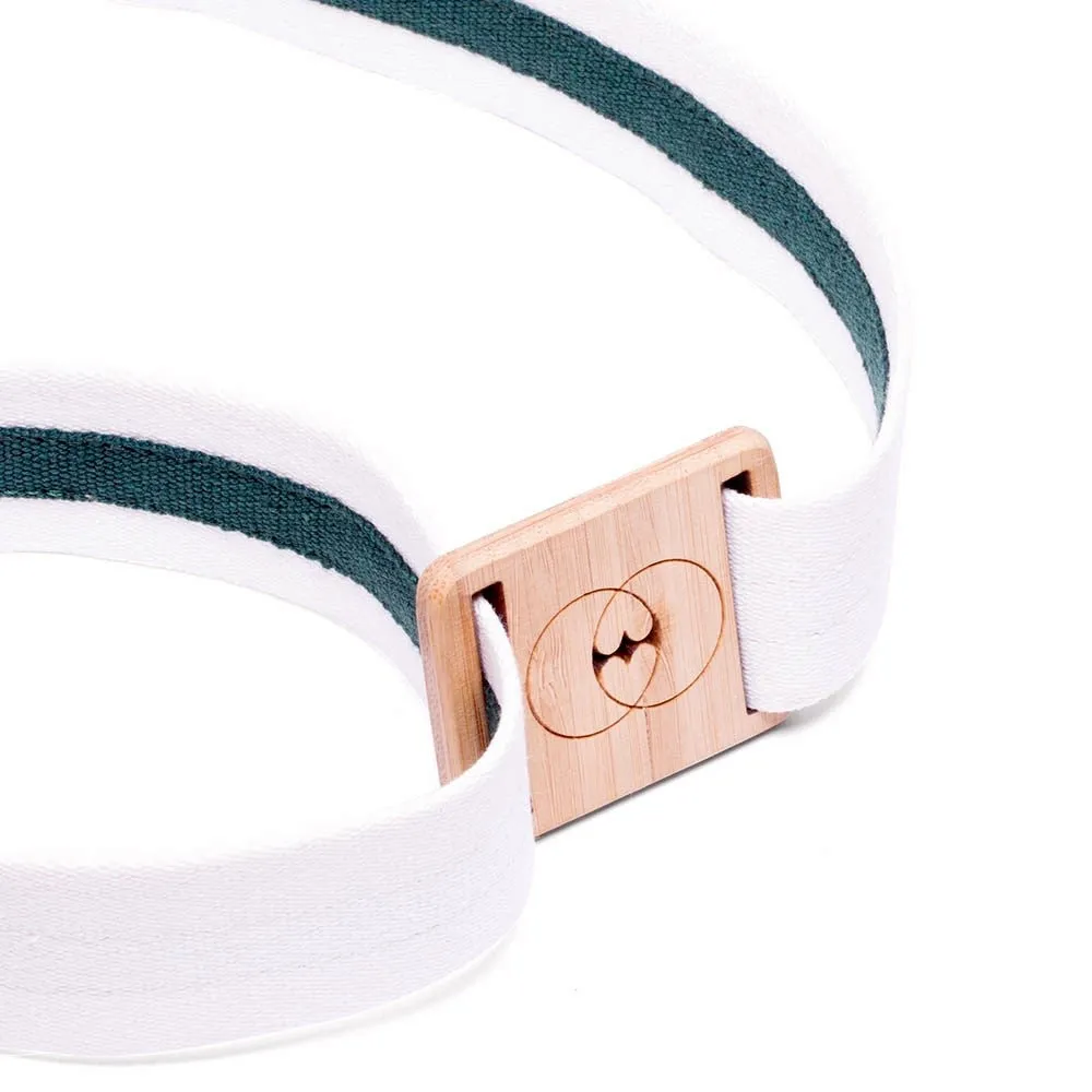 Vegan belt white GAU005