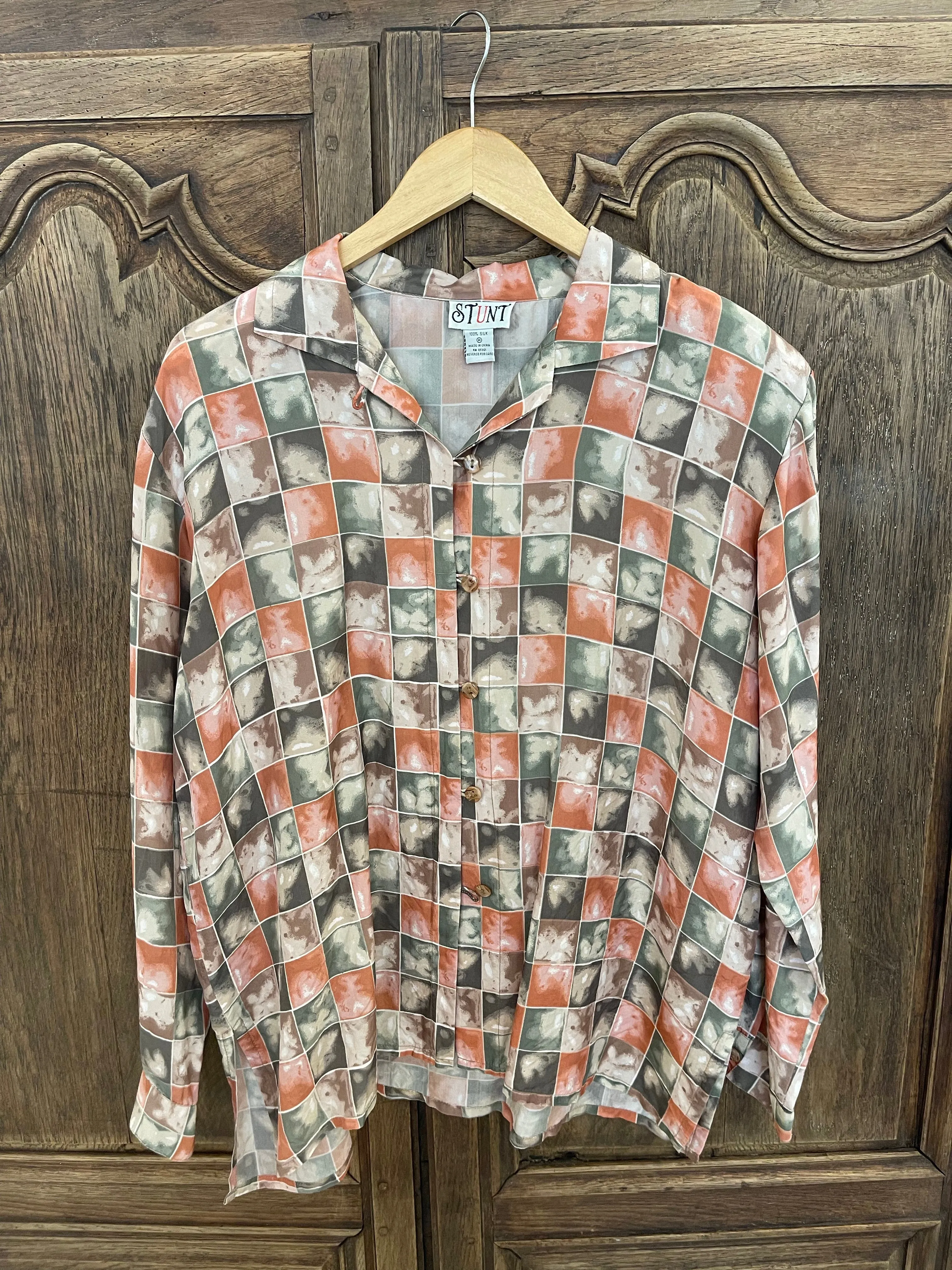 Vintage silk top