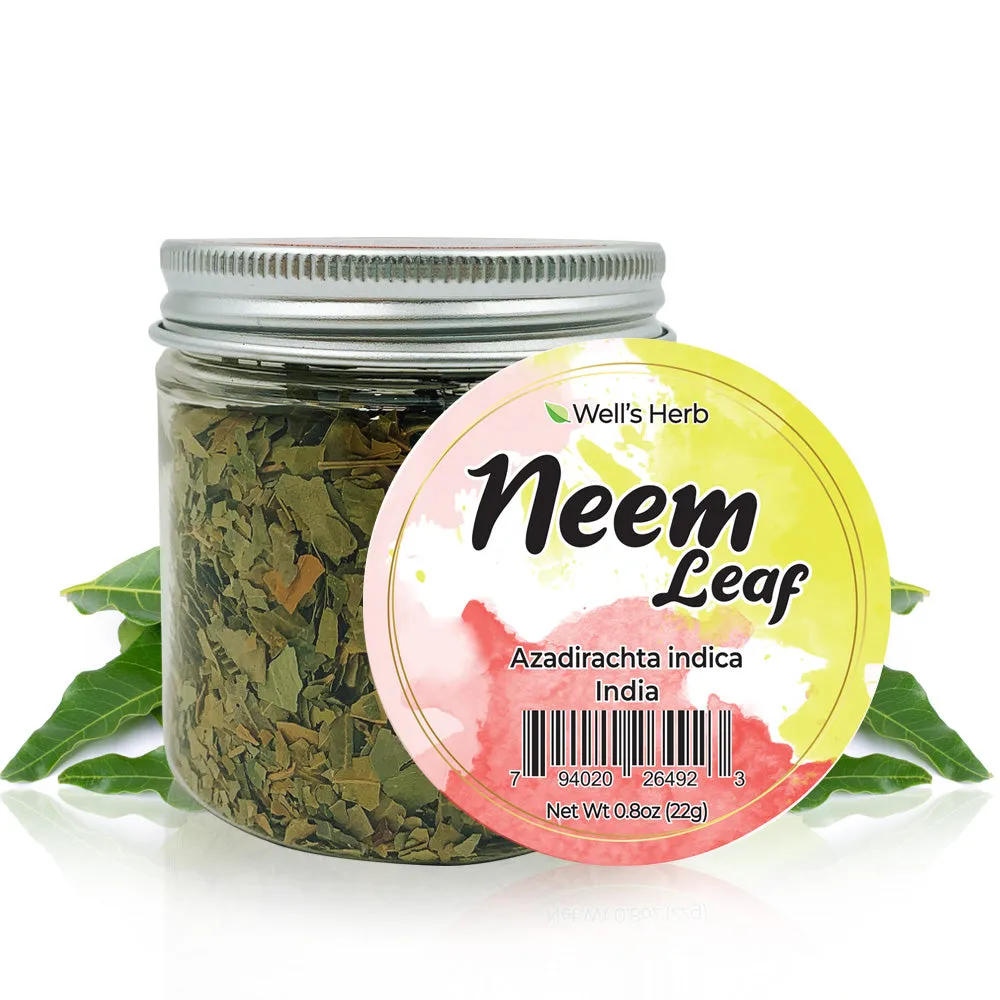 Well's Herb Dried Neem Leaf  | 0.8 oz.